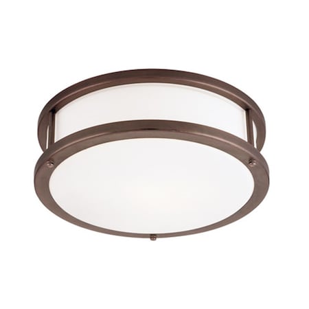 Or 50080LEDDLP-BRZ-OPL 16 in. Conga LED Bronze Flush Mount Ceiling Light OR2516988